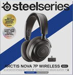 SteelSeries Arctis Nova 7P Wireless Gen 2 - PS5 Headset - Gaming Headset - Mobile App Control - 50+ HR with fast charge - Compatible with PlayStation, PC, Switch & more - Mixable 2.4GHz/Bluetooth