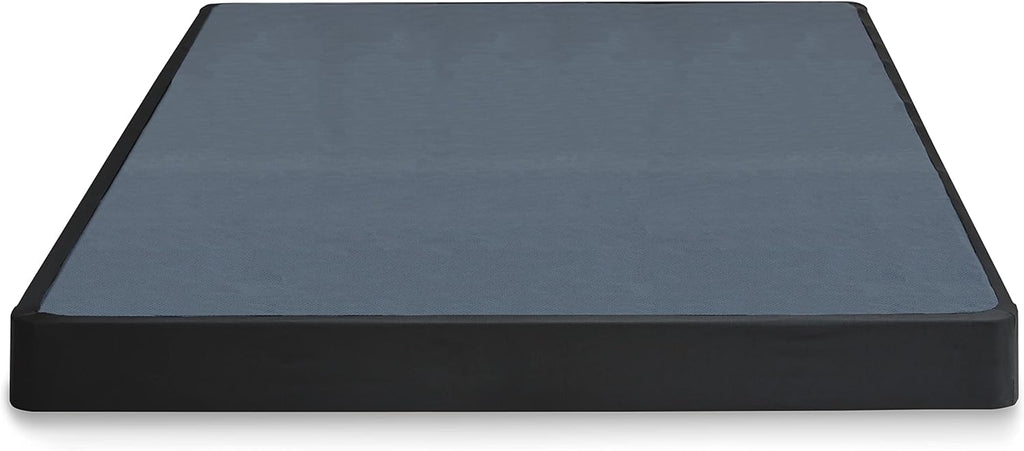Signature Design by Ashley Box Spring, Heavy Duty Low Profile Cal King | Ultra low profile California King foundation, Sturdy metal box spring, Removable black fabric cover, Contemporary bed design