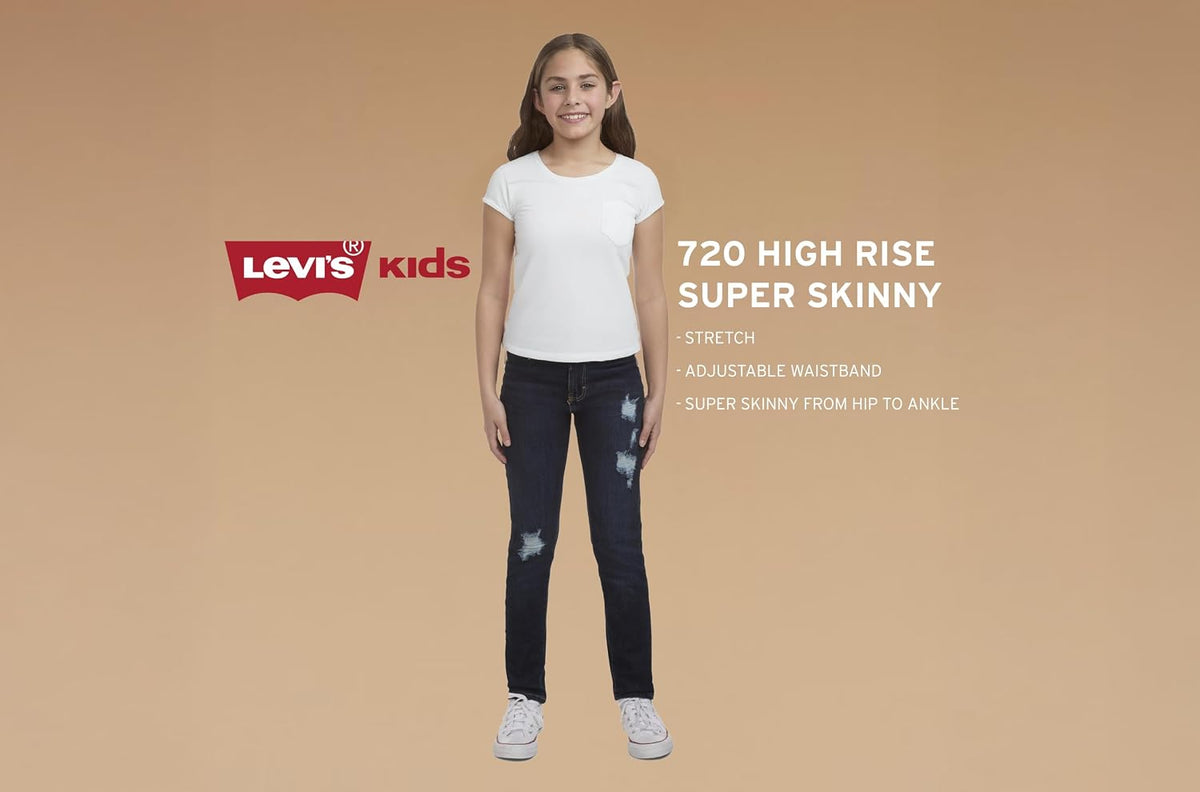 Levi's Girls' 720 High Rise Super Skinny Fit Jeans