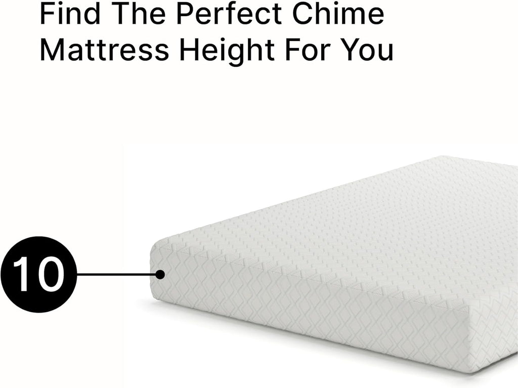 Signature Design by Ashley Memory Foam Mattress in a Box, 10 in Queen | Medium Firm memory foam mattress, Premium stretch knit cover, Low motion transfer, Bedroom use, Chime Series