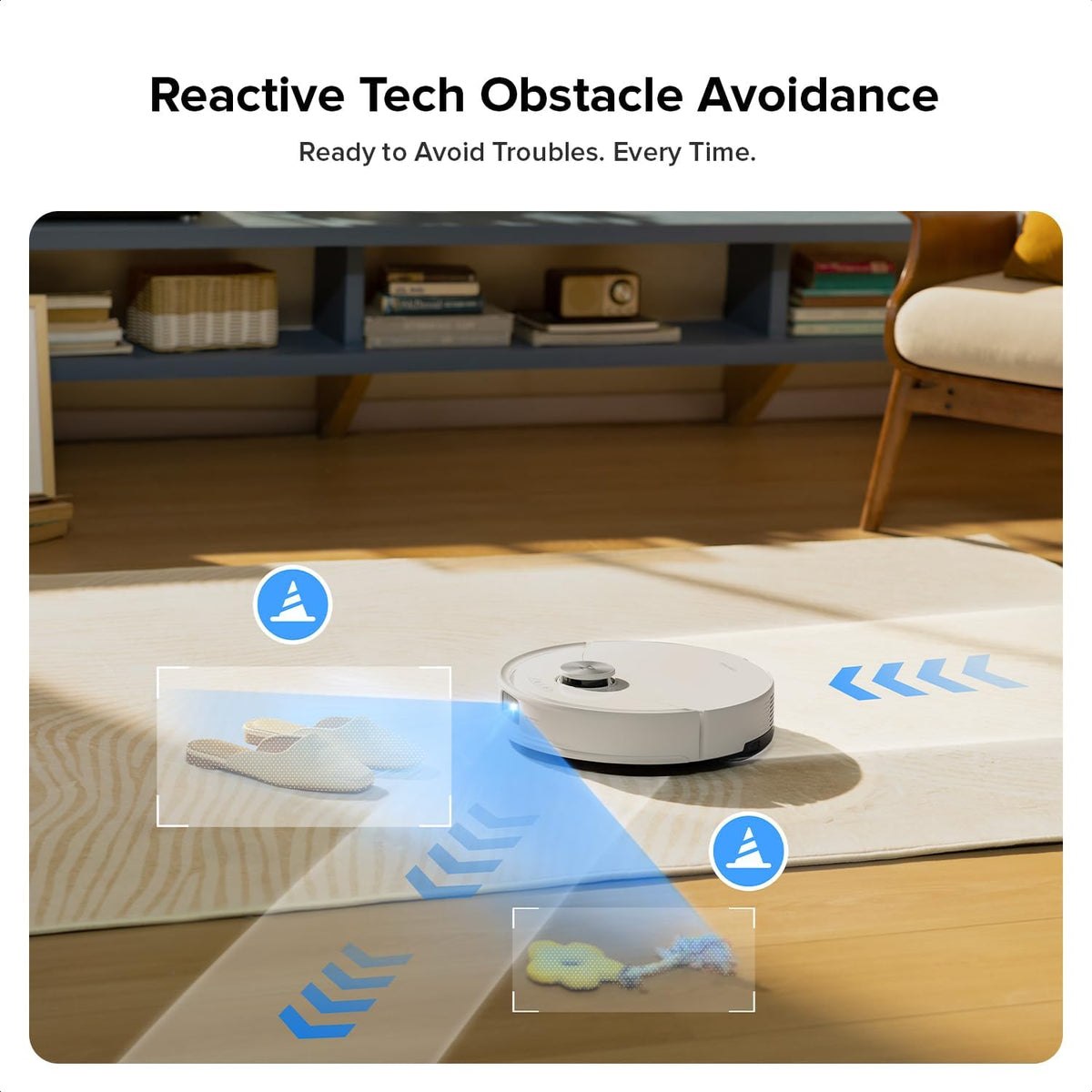 roborock Q10 S5 Robot Vacuum Cleaner with Mop, 10,000Pa Suction