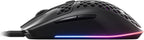 SteelSeries Aerox 3 - Holey RGB Gaming Mouse - Ultra-lightweight Water Resistant Design - 8,500 DPI TrueMove Core Optical Sensor - Onyx