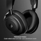 SteelSeries Arctis Nova Elite - Hi-Res Wireless Gaming Headset - 96kHz/24bit - Carbon Fiber Speakers - ANC - AI Noise Rejection - App - 2.4GHz + BT - Multi-Source Mix - OmniPlay PC+PS+Xbox - Black