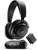 SteelSeries Arctis Nova Elite - Hi-Res Wireless Gaming Headset - 96kHz/24bit - Carbon Fiber Speakers - ANC - AI Noise Rejection - App - 2.4GHz + BT - Multi-Source Mix - OmniPlay PC+PS+Xbox - Black