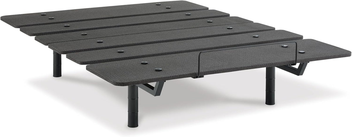 Signature Design by Ashley Cosmic Adjustable Bed Frame, California King | Power head and foot incline, Wireless remote control, Dual USB charging ports, Memory foam and hybrid compatible