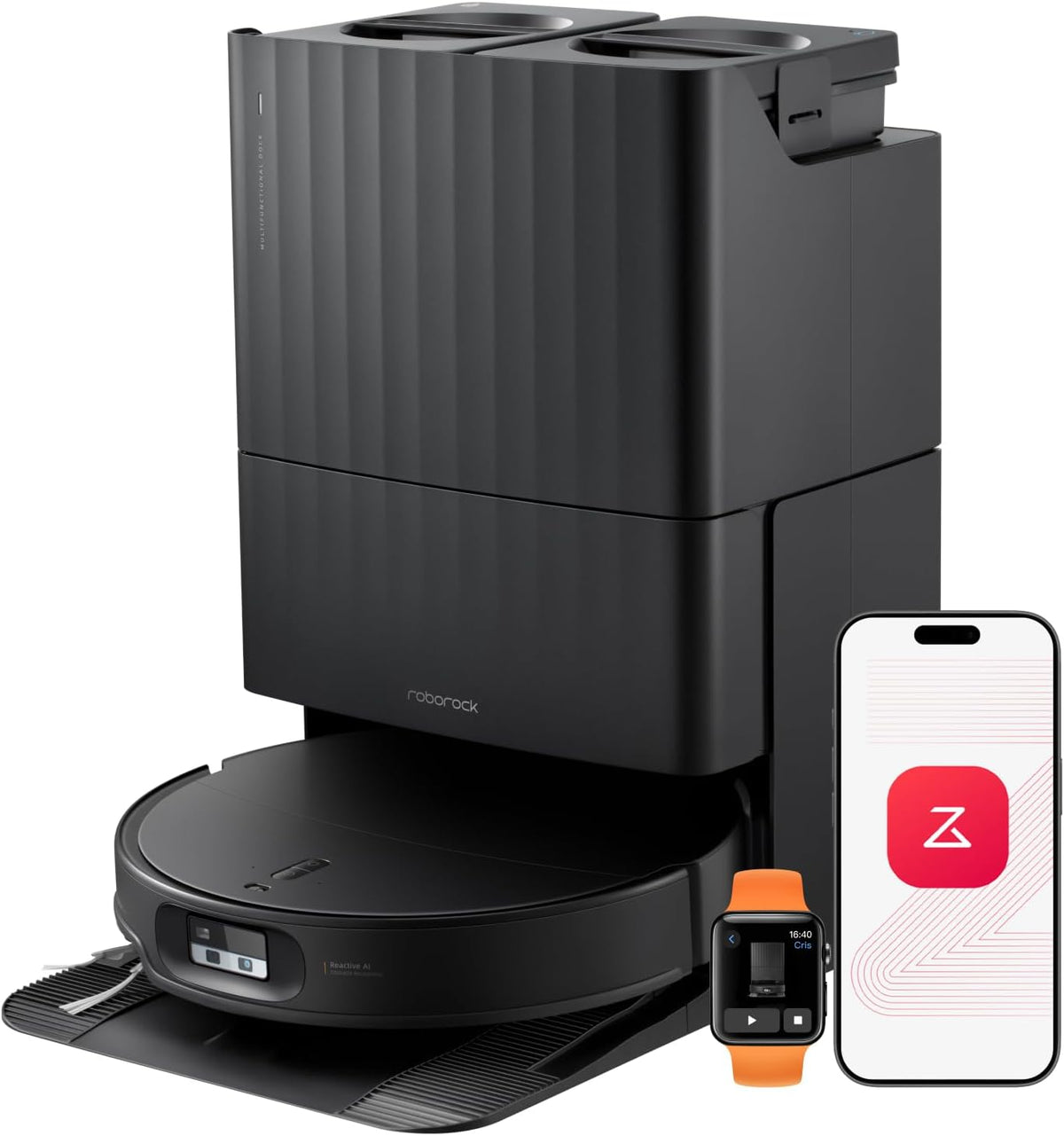 roborock Qrevo Edge 2 Robot Vacuum Cleaner with Mop, 25,000 Pa HyperSuction