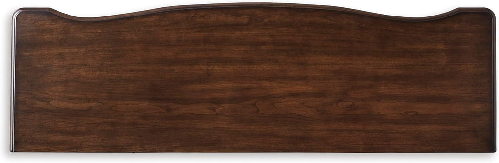 Signature Design by Ashley 7-Drawer Wood Bedroom Dresser, Wide Chest, Brown | Felt-lined top drawers for delicate protection, Sturdy 205 lb frame for master bedroom storage, Lavinton Series