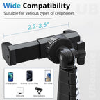 UBeesize 72" Phone Tripod & Selfie Stick, Camera Tripod Stand with Wireless Remote and Phone Holder,Compatible with iPhone Android, Perfect for Selfies/Video Recording/Live Streaming Black