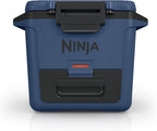 Ninja FrostVault 30qt Hard Cooler, Storage Drawer, Lakeshore Blue, FB131BL | Ninja FrostVault keeps food cool, dry & separate under 40°F for days, with 30-qt capacity holding up to 48 cans.