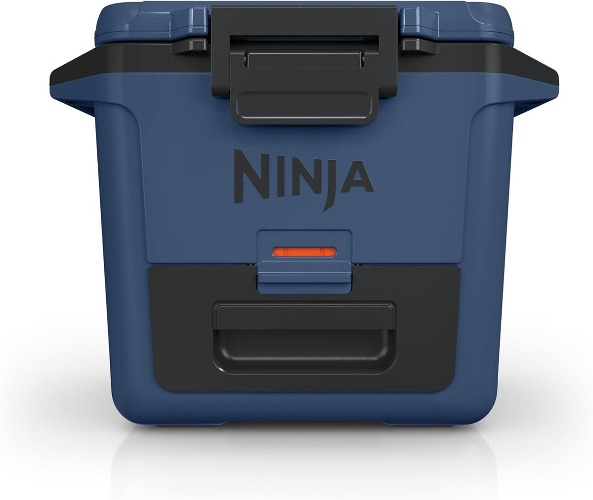 Ninja FrostVault 30qt Hard Cooler, Storage Drawer, Lakeshore Blue, FB131BL | Ninja FrostVault keeps food cool, dry & separate under 40°F for days, with 30-qt capacity holding up to 48 cans.