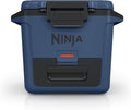 Ninja FrostVault 30qt Hard Cooler, Storage Drawer, Lakeshore Blue, FB131BL | Ninja FrostVault keeps food cool, dry & separate under 40°F for days, with 30-qt capacity holding up to 48 cans.