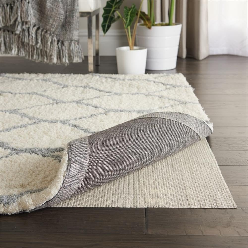 Nourison Home Shiftloc Ivory 4'8" x 7'6" Non-slip Rug Pad (5x8)