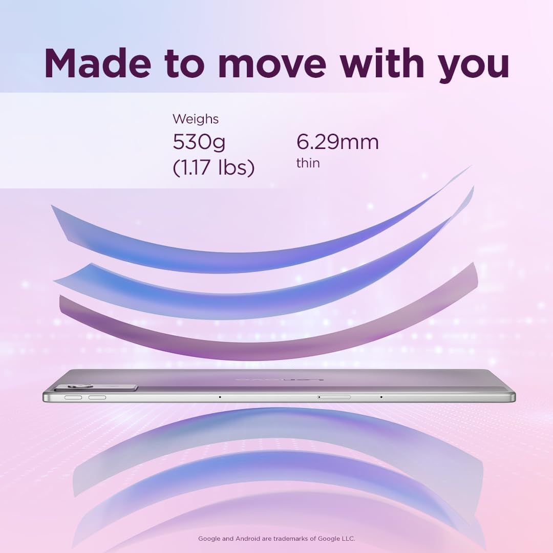 Lenovo Idea Tab Plus Android Tablet | 12.1 inch 2.5K (2560x1600) Display | MediaTek Dimensity 6400 | 12 GB RAM | 256 GB UFS 2.2 | Wi-Fi 5 | Luna Grey | Tab Pen + Folio Keyboard