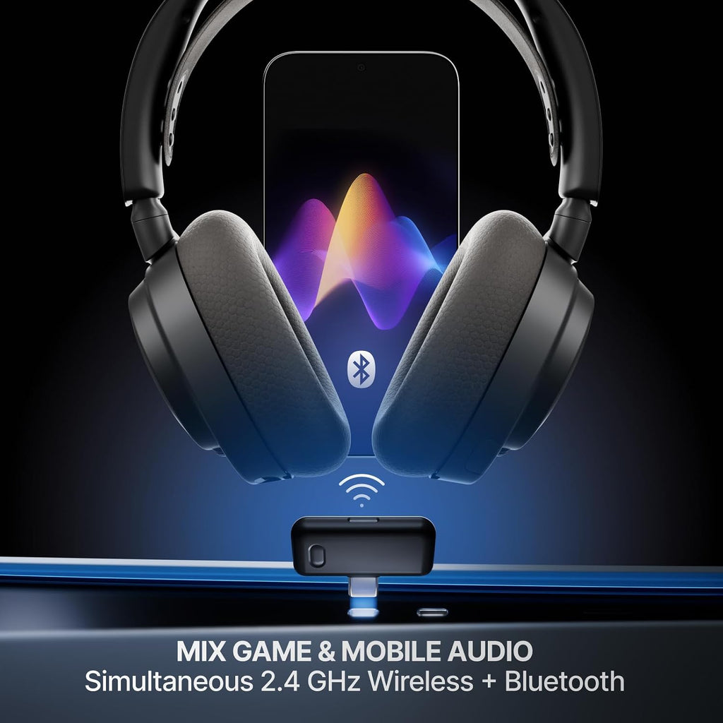 SteelSeries Arctis Nova 7P Wireless Gen 2 - PS5 Headset - Gaming Headset - Mobile App Control - 50+ HR with fast charge - Compatible with PlayStation, PC, Switch & more - Mixable 2.4GHz/Bluetooth