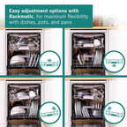 Bosch Series 4 SMS4EMW06G Freestanding Dishwasher, 60cm, White