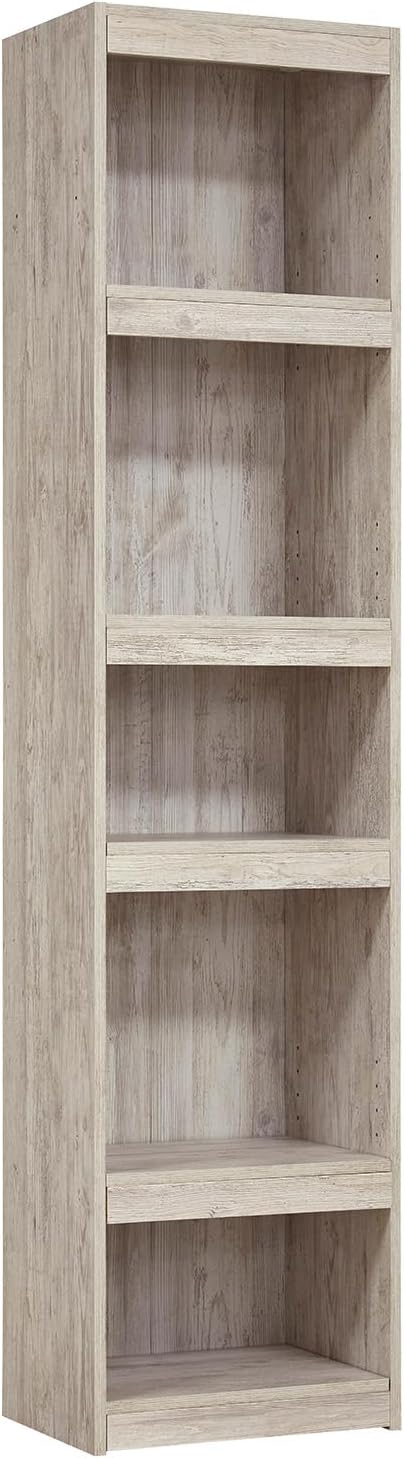 Signature Design by Ashley Willowton 72-Inch Bookcase Pier, Whitewash