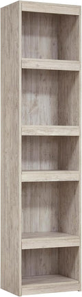 Signature Design by Ashley Willowton 72-Inch Bookcase Pier, Whitewash