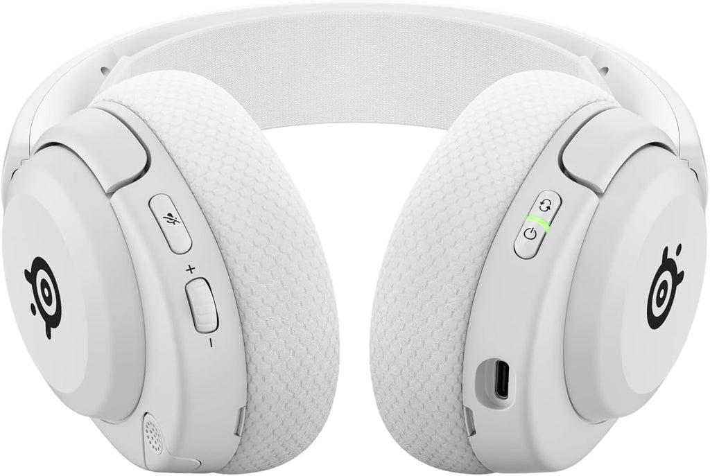 SteelSeries Arctis Nova 5 Wireless - Wireless Gaming Headset for PC - Compatible with PC, PS5, Switch & more - Mobile App Control - 60 HR Battery with Fast Charge - 2.4GHz/Bluetooth - White
