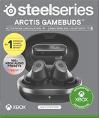 SteelSeries Arctis GameBuds for Xbox - Wireless Gaming Earbuds - 2.4GHz + BT 5.3 - ANC/Transparency - IP55 Water Resistant - 40H Battery - Wireless Charging - Xbox, PC, Switch 2, PS5, Mobile - Black