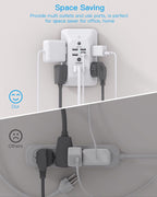 Outlet Extender with Night Light, Multi Plug Wall Outlet, Surge Protector