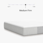 Signature Design by Ashley Chime Memory Foam Mattress, 12 Inch, Queen | Medium Firm comfort and firm support, Cooling knit cover over high-density gel foam, Compressed bed in a box setup