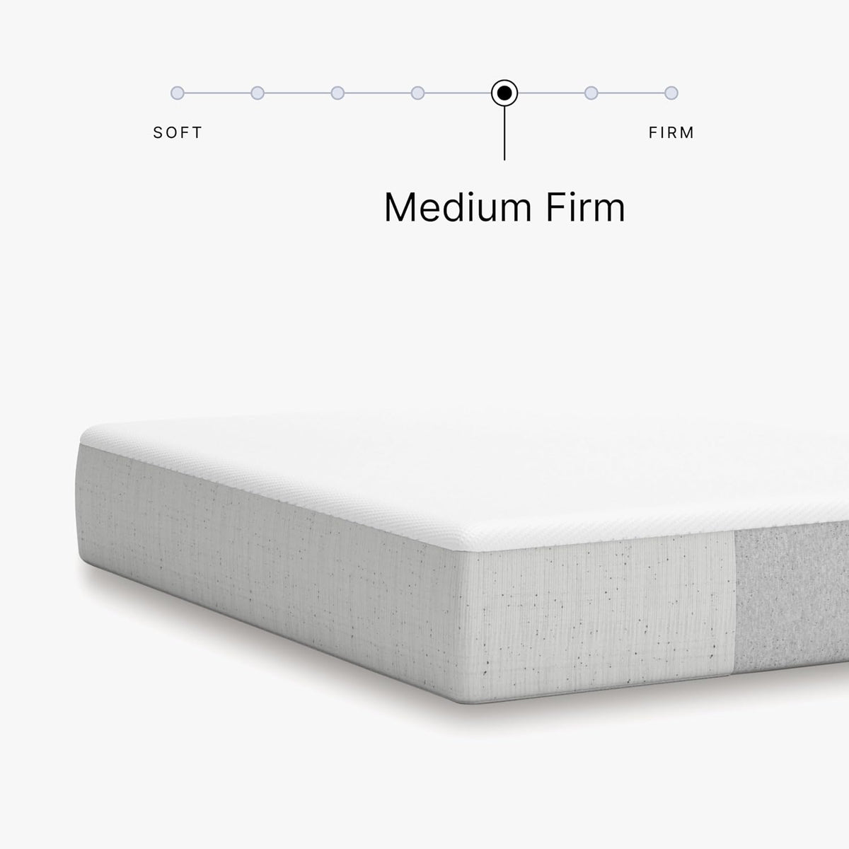 Signature Design by Ashley Chime Memory Foam Mattress, 12 Inch, Queen | Medium Firm comfort and firm support, Cooling knit cover over high-density gel foam, Compressed bed in a box setup
