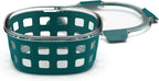 Ello Duraglass 7 Cup Glass Meal Prep Container with Lid, Teal
