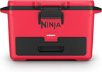 Ninja FrostVault™ 50qt Hard Cooler w/Dry Storage Drawer, Red, FB151RD1 | Ninja FrostVault keeps food cool, dry & separate under 40°F for days, with 50-qt capacity holding up to 80 cans