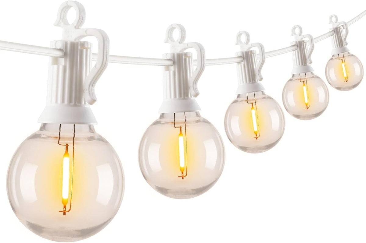 Brightown Outdoor String Lights, 29FT G40 LED IP65 Waterproof Patio Lights