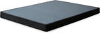 Signature Design by Ashley Full Box Spring, 5 Inch Low Profile Metal | Sturdy metal box spring alternative, Removable black and gray fabric cover, Rounded corners designed to prevent bumps