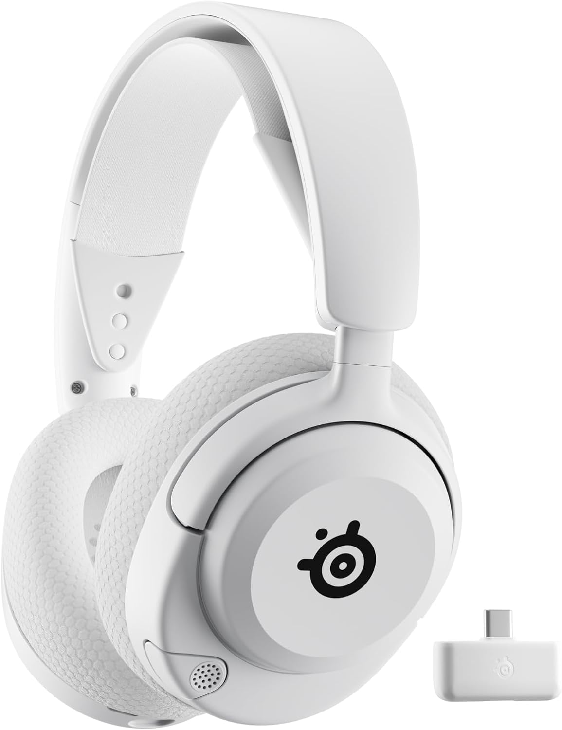 SteelSeries Arctis Nova 5P Wireless - PS5 Headset - Gaming Headset - Mobile App Control - 60 HR Battery with Fast Charge - Compatible with PlayStation, PC, Switch - 2.4GHz/Bluetooth - White