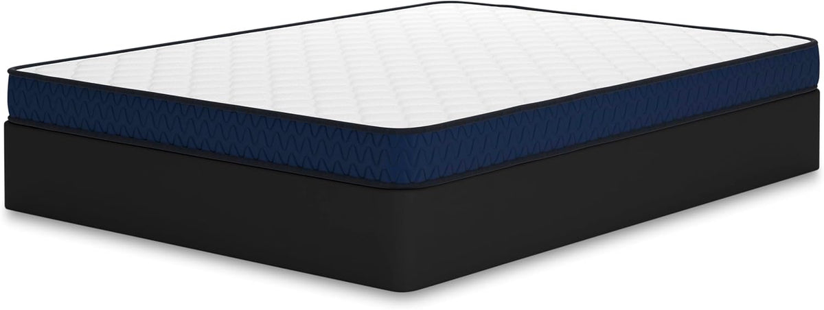 Signature Design by Ashley Memory Foam Twin Mattress, 6-Inch Medium Firm | Low profile CertiPUR-US certified bed in a box, Ideal for guest rooms