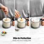 Ninja® CREAMi® 7-in-1 Ice Cream Maker, Ice Cream, Gelato and more, NC301 | Ninja CREAMi transforms frozen bases into ice cream, sorbet and milkshakes at a button touch, from healthy to indulgent.