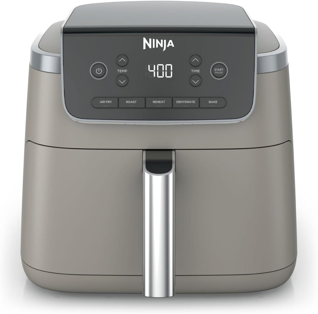 Ninja Air Fryer Pro, 5 Qt, 5-in-1, Stone, AF142SD | Air fry, bake, roast, reheat, dehydrate, 1750W, 400F max, Fits 4 lbs fries, Dishwasher-safe