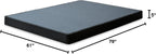 Signature Design by Ashley Queen Bed Foundation Box Spring, 5 In | Sturdy low profile design, Removable black and gray fabric cover, Rounded corners, Low Profile Series