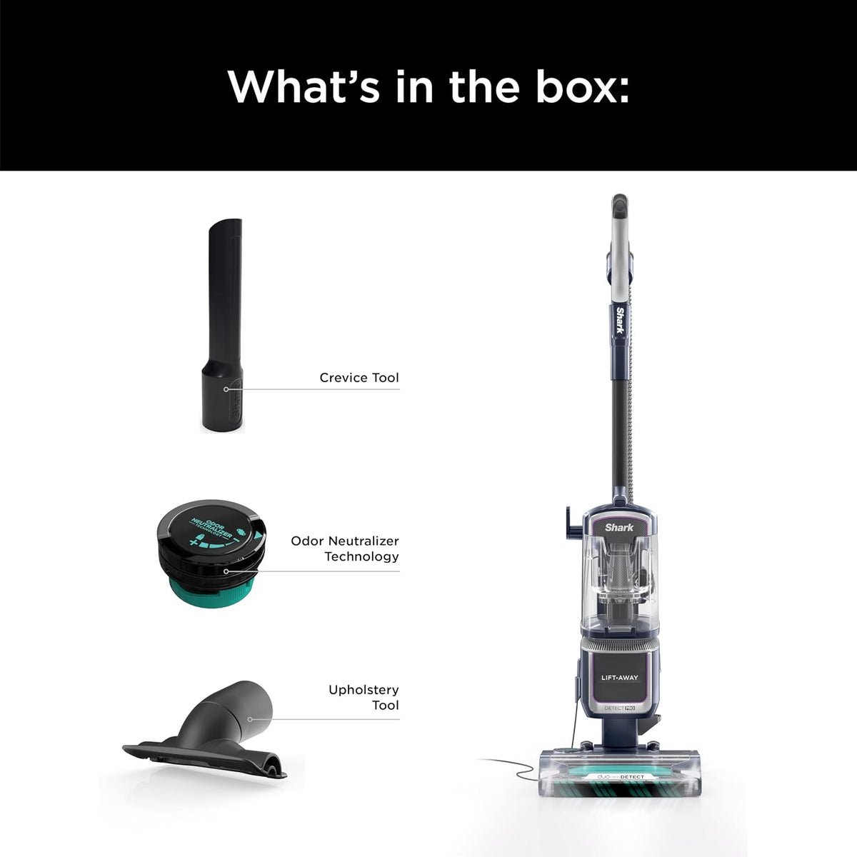 Shark Detect Pro Lift-Away ADV Bagless Vacuum with DuoClean Detect, LA742