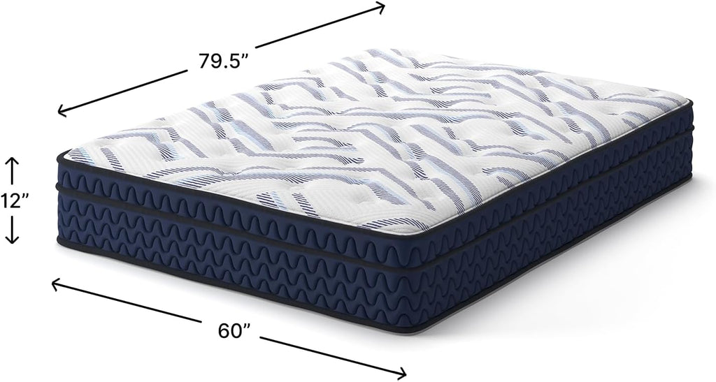 Signature Design by Ashley 12 Inch Hybrid Mattress Queen
