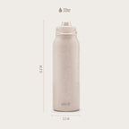 Ello Pop & Fill Insulated Stainless Steel Water Bottle with Quick Fill Lid, Leakproof Locking, Sip or Chug Spout, BPA-Free, Double Wall Vacuum Insulated for Sports, Travel & School- 22oz / 32oz / 40oz