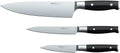 Ninja K32003 Foodi NeverDull System 3-Piece Chef Knife, Utility & Paring Set, Premium, German Stainless Steel, Black