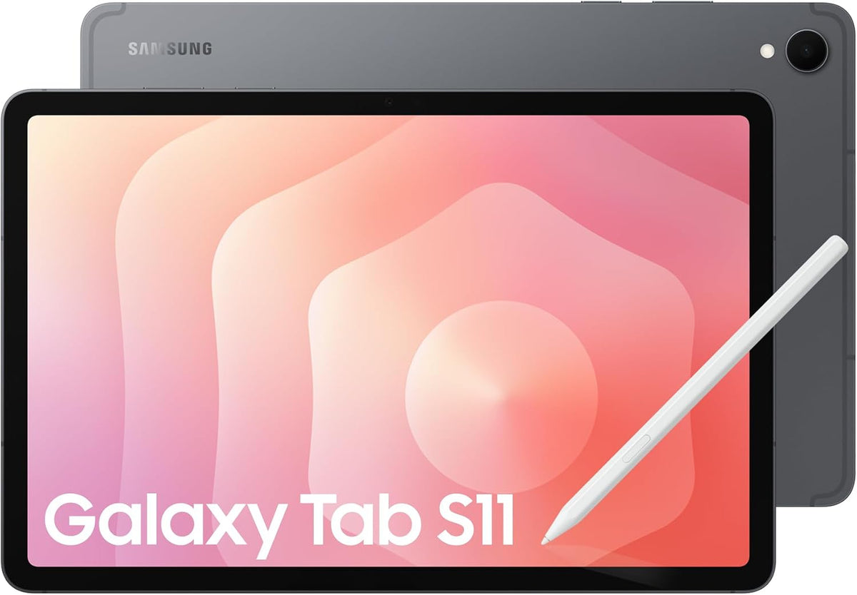 Samsung Galaxy Tab S11, AI Tablet, Wi-Fi, Lightweight Design, Multi-Modal AI Tools, DeX Connect, 512GB Storage, 12GB Memory, Long Battery Life, Grey, 3 Year Extended Warranty (UK Version)