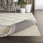 Nourison Home Shiftloc Ivory 5'5" x 7'11" Non-slip Rug Pad (5x8)