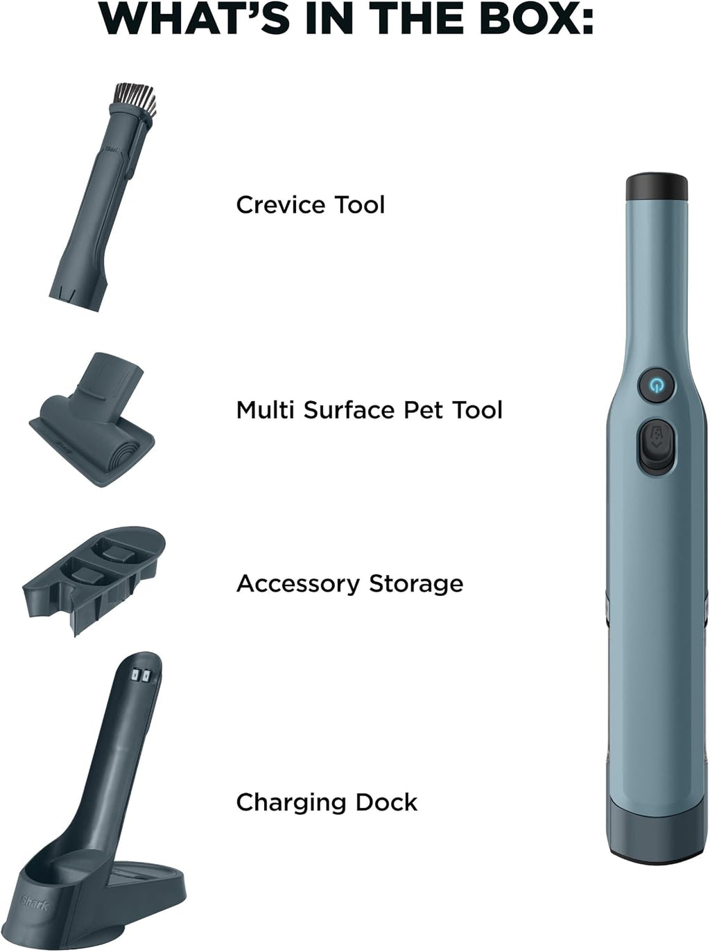 Shark WANDVAC Cordless Handheld Vacuum, Luxe Collection, WV201LBL