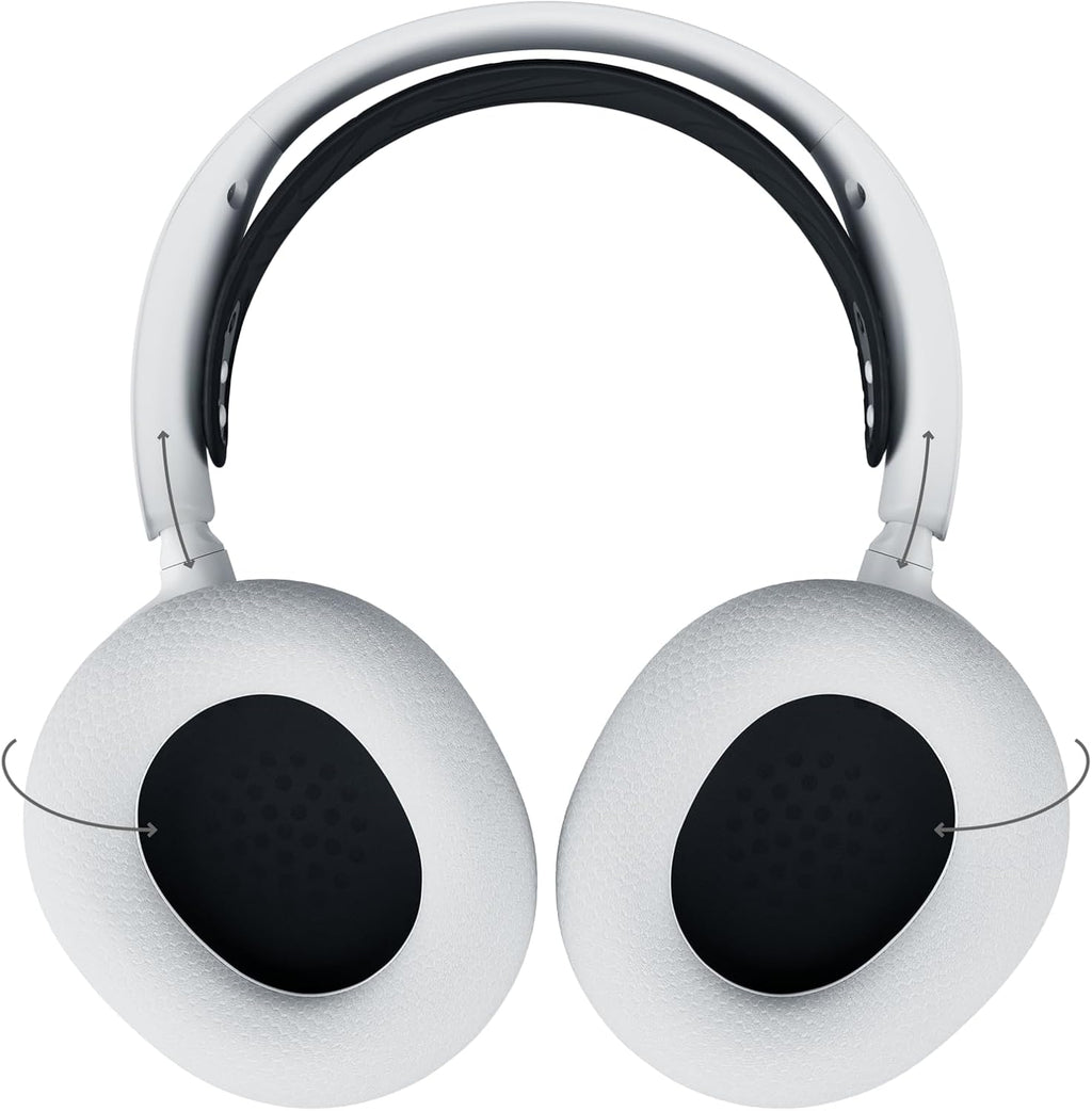 SteelSeries Arctis Nova 7X Wireless Xbox Series X/S Gaming Headset - Neodymium Magnetic Drivers - Dual Wireless Xbox & Bluetooth Audio - 38H USB-C Battery - AI Mic - Supports PS5, PC - White
