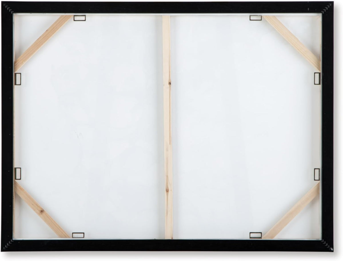 Signature Design by Ashley Modern Abstract Wall Art 30x40 for Living Room | Gallery wrapped canvas in a polystyrene outer frame, For dining rooms, guest spaces, and home offices, Jordsboro Series