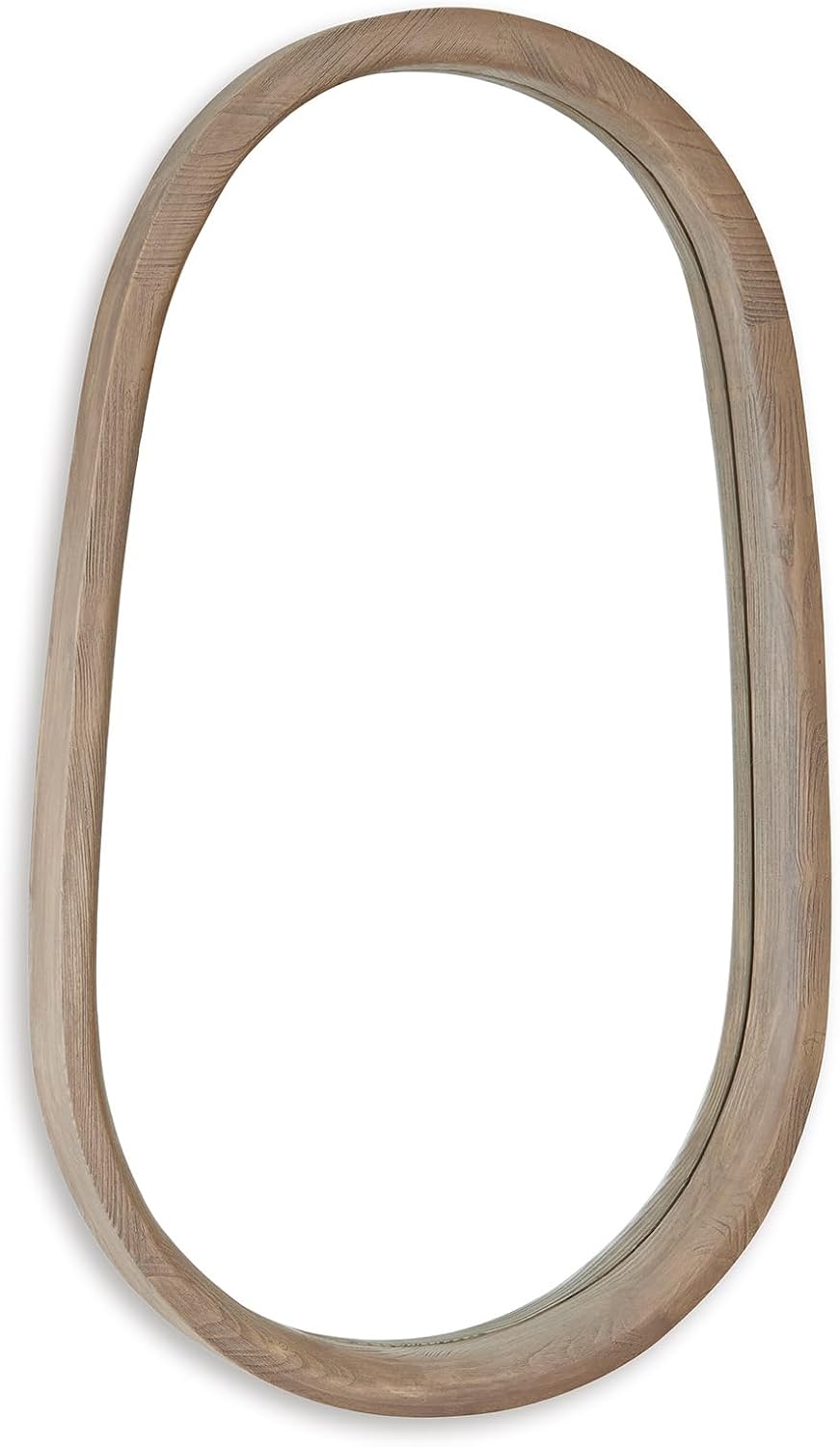 Signature Design by Ashley Aarilynn Casual Accent Mirror with Thick Frame, Antique Brown