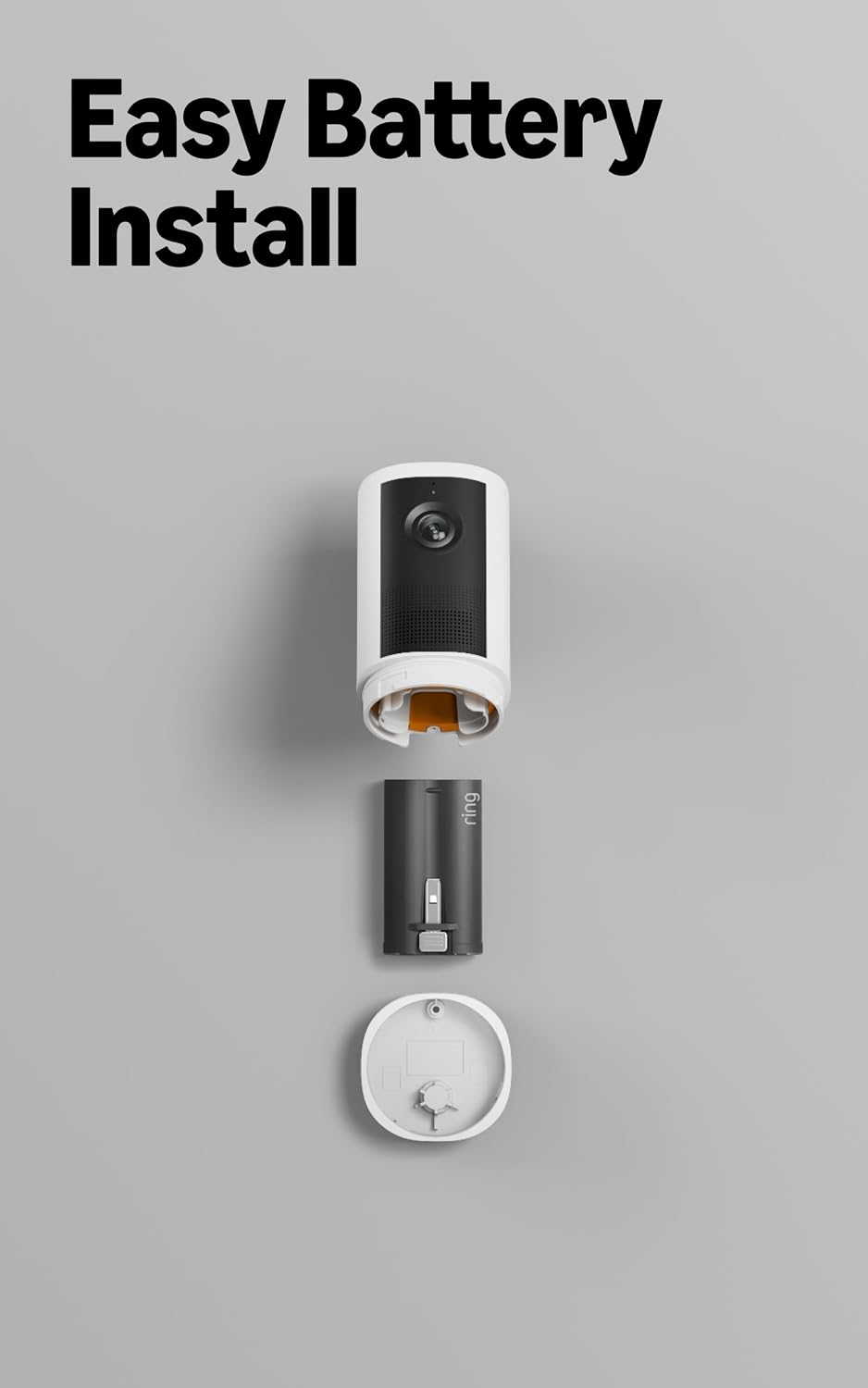Ring Outdoor Camera 4K Plus (newest gen), Battery, Retinal 4K, easy DIY install, True-colour Night Vision in low light, business or home wireless outdoor security camera, alternative to CCTV