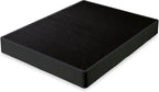 Signature Design by Ashley Queen Foundation, 10 Inch Box Spring | Sturdy metal construction, Compact flat fold design, Removable black fabric cover, Rounded corners, Foundation Series