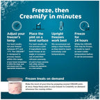 Ninja NC501C CREAMi Deluxe Ice Cream Maker (Canadian Version) | 11 programs, Two XL family-size pint containers, Sorbet and frozen-drink modes