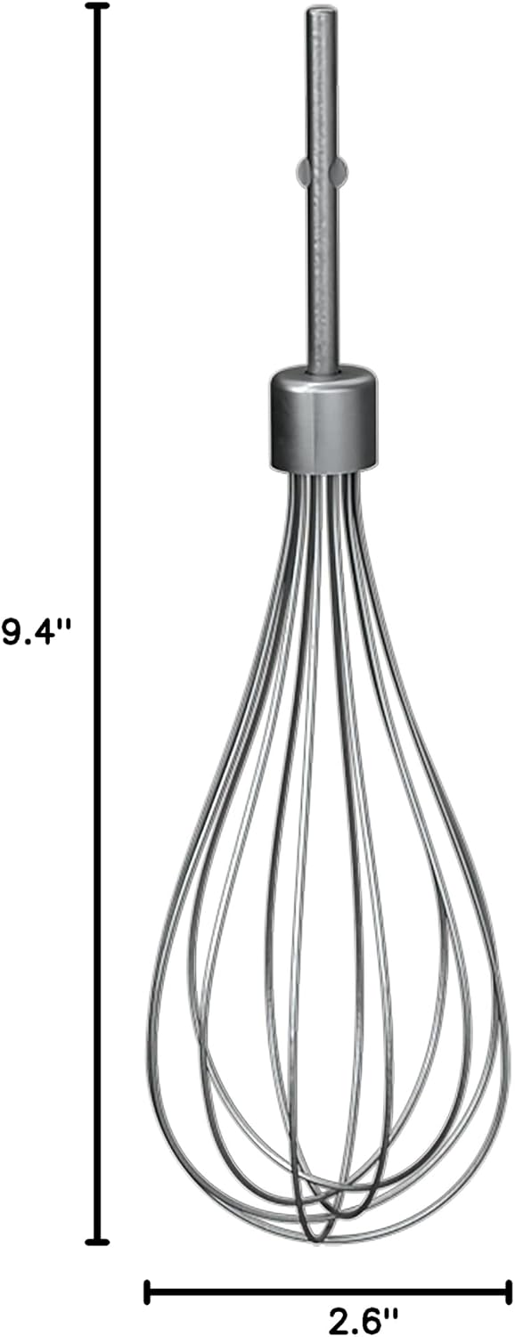 Ninja Balloon Whisk, Fits Power Mixer System CI100 Series, XSKWHSKBRN | Stainless steel balloon whisk quickly whisks eggs & whipped cream. Fits CI100, CI101, CI105BRN. Dishwasher safe.