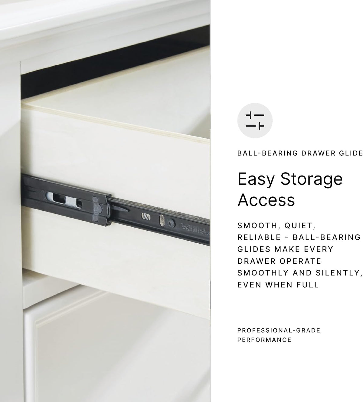 Signature Design by Ashley Fortman White 7-Drawer Wide Dresser for Bedroom | Painted wood chest, Tapered feet, Smooth ball-bearing glides, Durable hardwood solids and MDF substrate construction